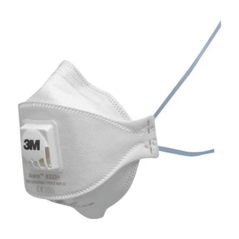 3M™ Aura™ 9322+ Particulate Valved FFP2 Respirator - 1 Box of 10 Disposable Masks