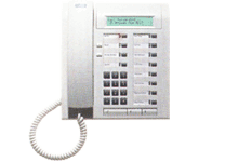 the white Siemens Optiset E Standard Phone - Refurbished