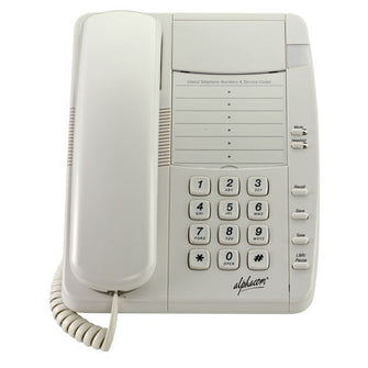 Alphacom NR200HP V2 Analogue Telephone - White