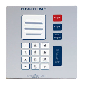 Gai-Tronics VoIP Clean Phone - Flush Mount