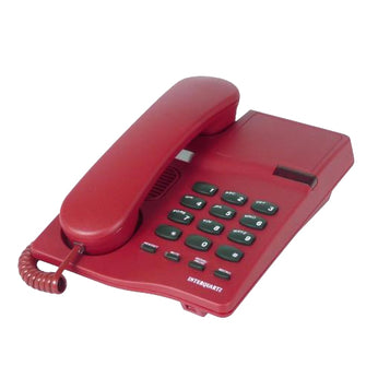 Interquartz Gemini 9330K Basic Telephone - Red