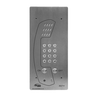 DAC RA-711 Analogue Telephone - Full Keypad (With on/off)