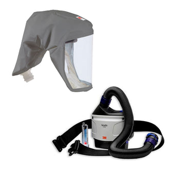 3M&trade; Versaflo&trade; TR-315UK+ Powered Air Starter Kit and S-333 Respirator Hood Bundle-Large