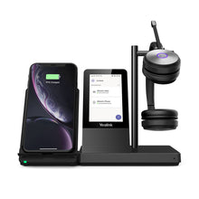 Yealink WH66 Dual UC DECT Workstation, Inc WCH60 Wireless Charger